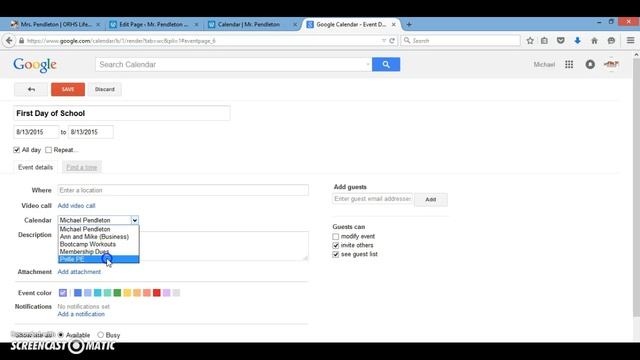 Creating a Calendar and adding Upcoming Events Widget (video #6) смотреть онлайн