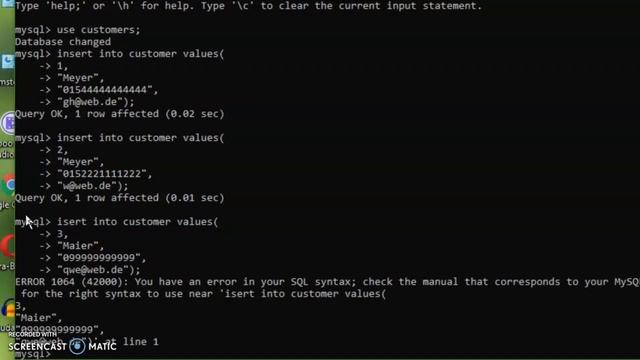 Kunden-Scenario mit MySQL für Anfänger смотреть онлайн