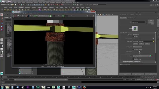 25 - Maya 2015 - Assign the Normal Map смотреть онлайн