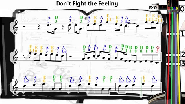 Don't Fight the Feeling | EXO | Violin SHEET MUSIC [With Fingerings] [Level 3] смотреть онлайн