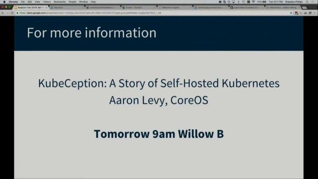 Self-hosted, Scale, and Federation with Kubernetes v1.4 and Beyond by Brandon Philips, CoreOS, Inc. смотреть онлайн