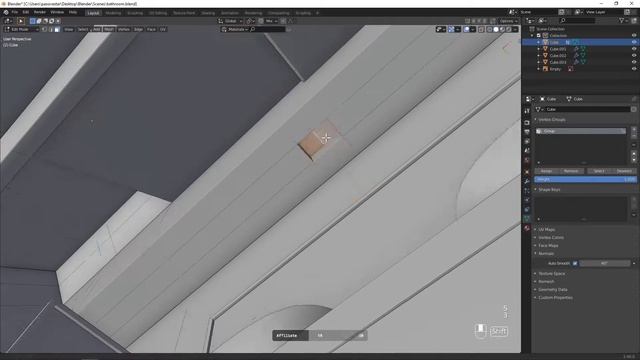 Modern Bathroom in Blender 2.90 - 3D Modeling Timelapse смотреть онлайн