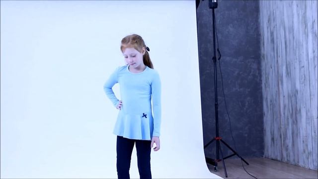 Голубая блузка с юбкой в школу для девочки (14188113) КотМарКот смотреть онлайн