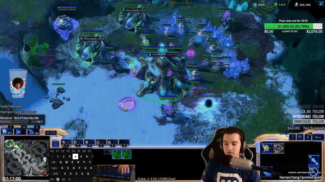 Starcraft 2 Protoss: Disruptors on ABYSSAL REEF KREYGASM смотреть онлайн