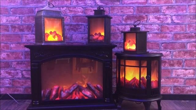 Светодиодные камины и фонарики смотреть онлайн