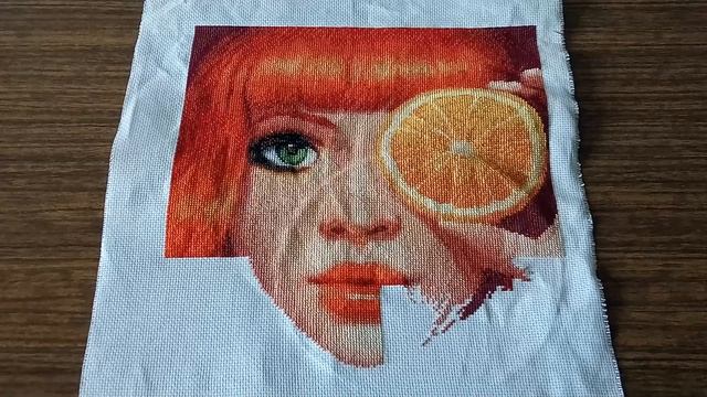 "Девочка с апельсинкой" (дизайнер - Ольга Башкирова). Отчет #4 смотреть онлайн