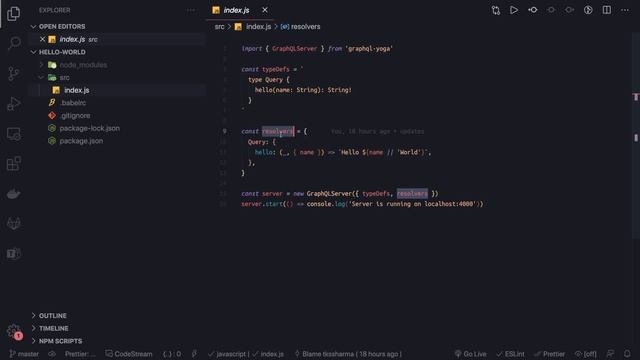Basic Graphql Setup using Yoga Graphql #03 смотреть онлайн