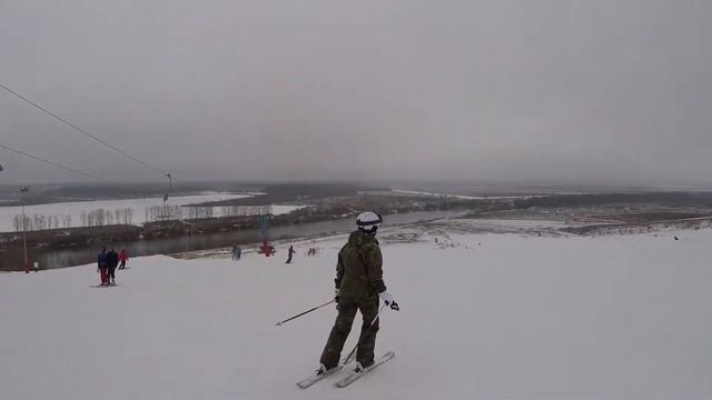 Катаемся на горных лыжах. Донгор -2020. смотреть онлайн