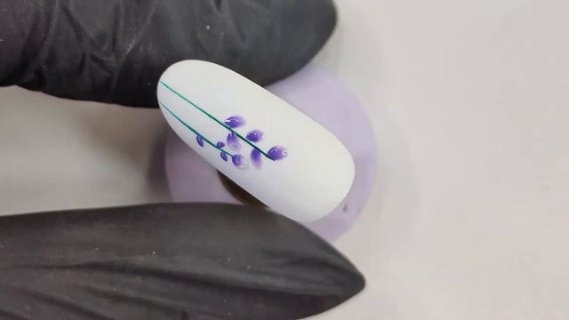 МК "Лаванда" | Популярный дизайн ногтей с лавандой, весенний дизайн гель-лаком, рисуем лаванду. смотреть онлайн