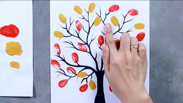 ПРОСТЫЕ ИДЕИ РИСОВАНИЯ ПАЛЬЦАМИ / ИДЕИ ОТПЕЧАТКОВ ПАЛЬЦЕВ смотреть онлайн