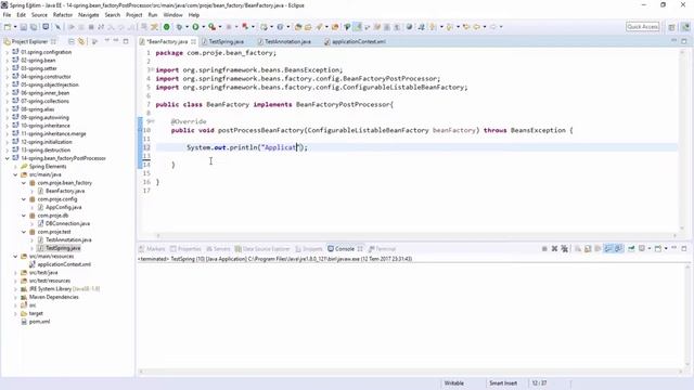 14 Spring Framework BeanFactoryPostProcessor смотреть онлайн