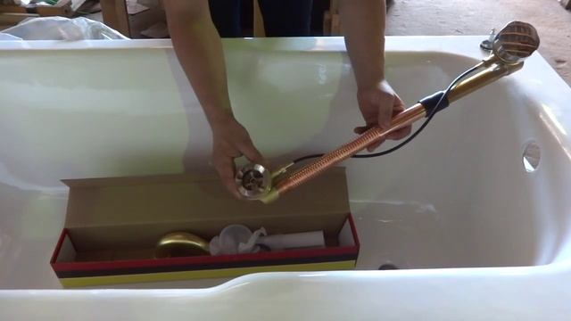 Полуавтоматический медно-латунный слив перелив Кaiser (кайзер). смотреть онлайн