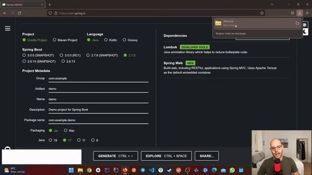 CREA una APLICACIÓN de SPRING BOOT - Tutorial Completo Fácil смотреть онлайн