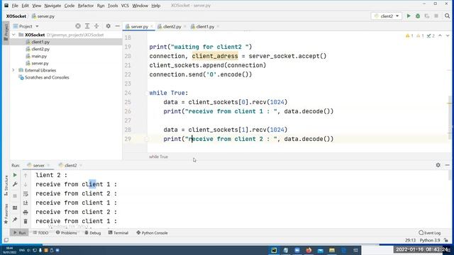 מגמת סייבר - תכנות בסוקטים - משחק XO איקס עיגול смотреть онлайн