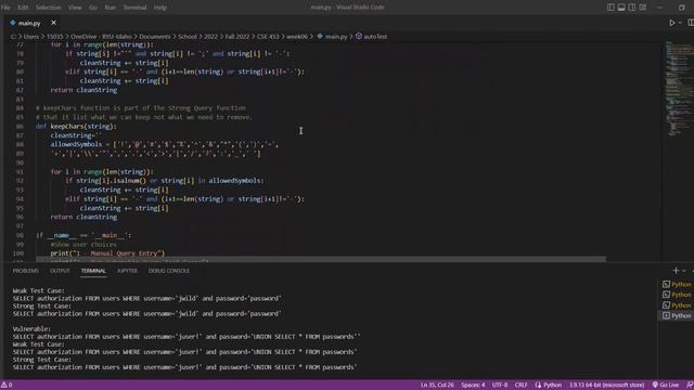 SQL Injections - Simple Python Program смотреть онлайн