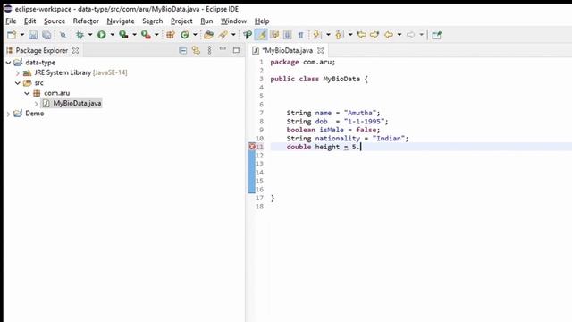 Java 1 | Object & Data Type смотреть онлайн