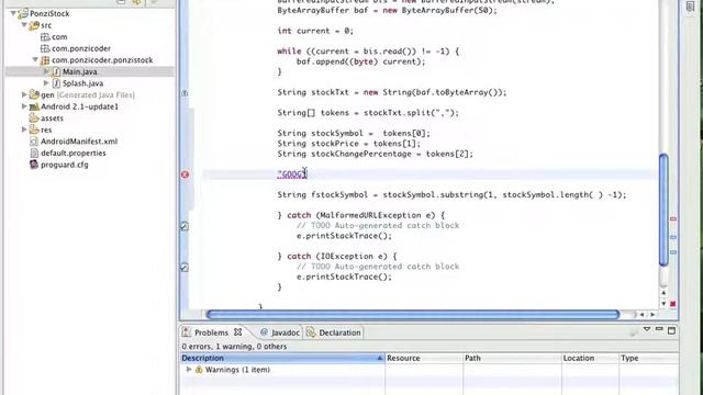 Android Tutorials: Learn by Doing 3.6 - Parsing the CSV File and displaying results in TextViews смотреть онлайн