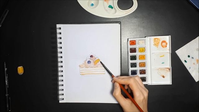 How to sketch a cake смотреть онлайн