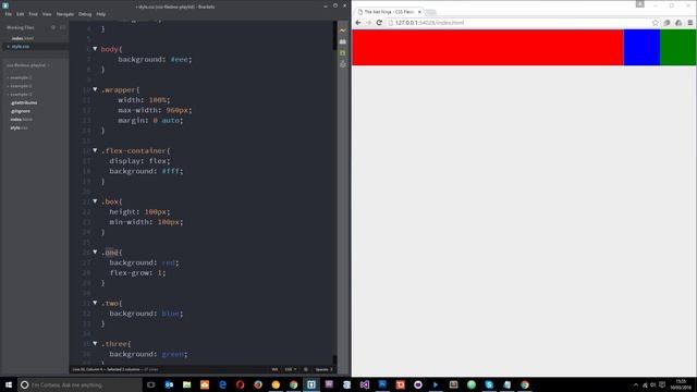 CSS Flexbox Tutorial #3 - Flex Grow смотреть онлайн