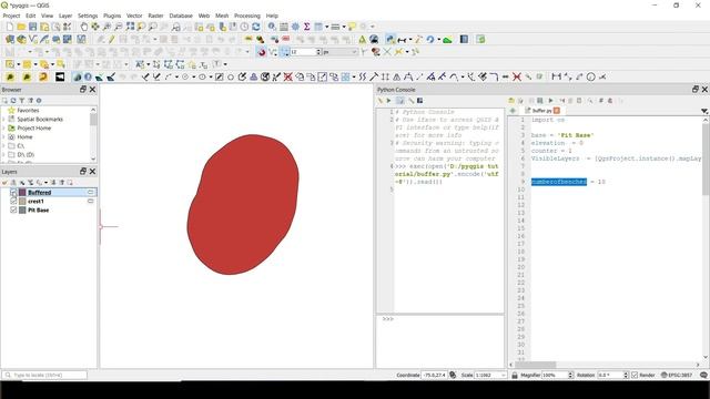 Create a Simple Pit Designer in Qgis using pyqgis (python for Qgis) смотреть онлайн
