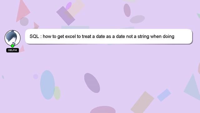 SQL : how to get excel to treat a date as a date not a string when doing CopyFromRecordset смотреть онлайн