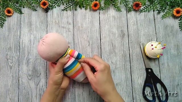 Кукла из носков. Легко и быстро ? Sock doll. Quick and easy смотреть онлайн