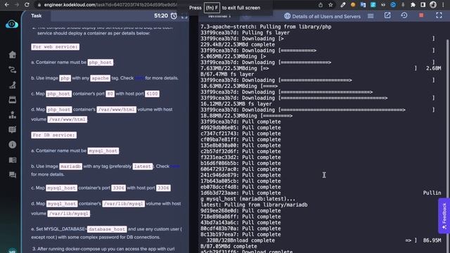 Deploy an App on Docker Containers Kodekloud Engineer смотреть онлайн