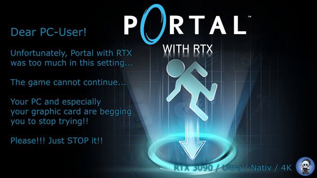 Portal with RTX | RTX 3090 | Ryzen 5 3600 | DLSS | 4K | UHD | High - Ultra | All DLSS Presets смотреть онлайн