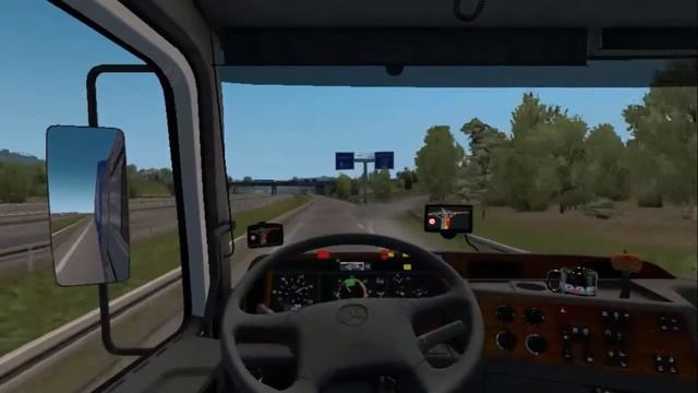 ETS2 1.33 1.35 MERCEDES BENZ MP3 / HAMBURGO - AMSTERDAM смотреть онлайн