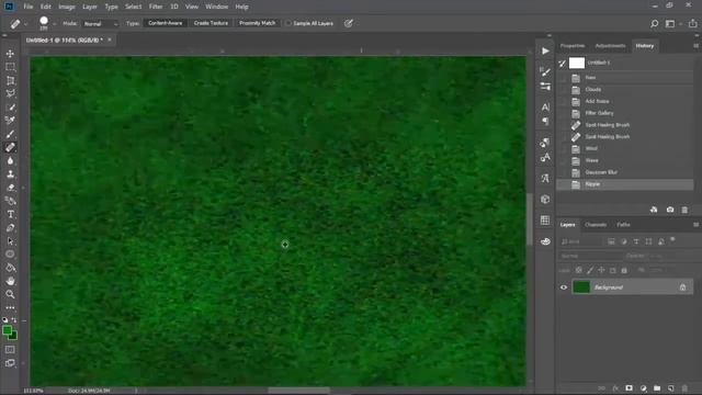 How to create a realistic grass texture in Adobe Photoshop CC смотреть онлайн
