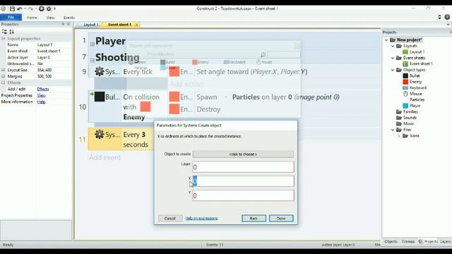 How to make a top down shooter in construct 2(part 3) смотреть онлайн