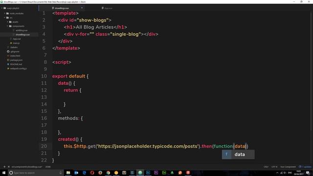 Vue JS 2 Tutorial #33 - GET Requests смотреть онлайн