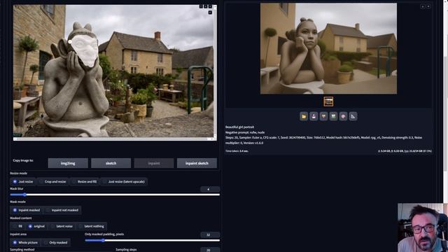 Как использовать InPainting в Stable Diffusion