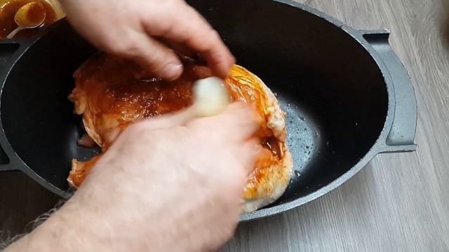 КУРИЦА по новому с нежнейшей, мягкой грудкой, даже в холодном виде. смотреть онлайн