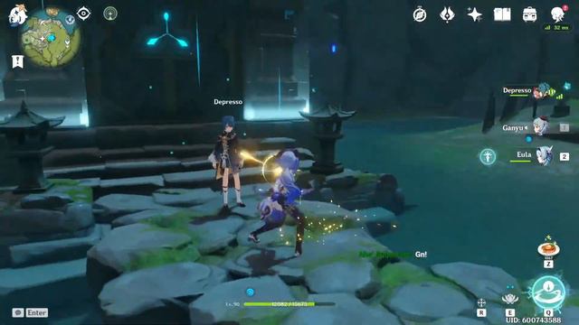 Exp Leyline Farming! Need HELP? Drop your UID! WL8 Genshin Impact Gameplay смотреть онлайн