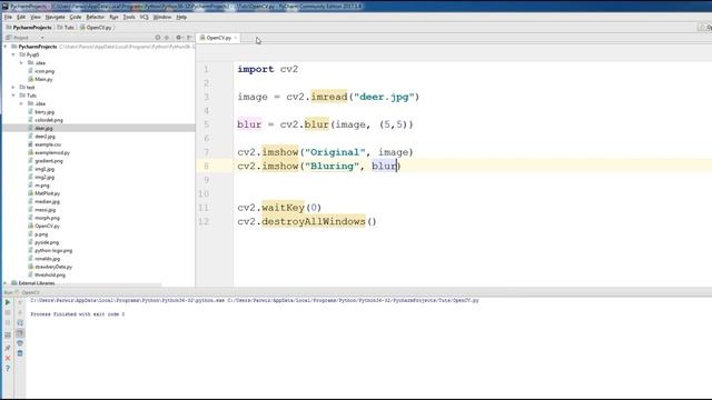 7 Python3 OpenCV Bluring And Smoothing Images смотреть онлайн