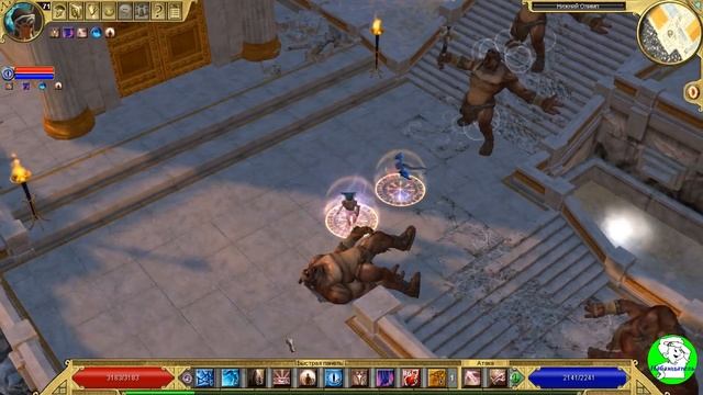 Titan Quest AE: Ragnarok - Сейд-маг (руны + грезы) против Тифона. смотреть онлайн