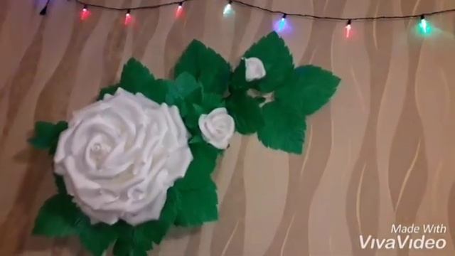 Светильник роза из изолона на стену смотреть онлайн