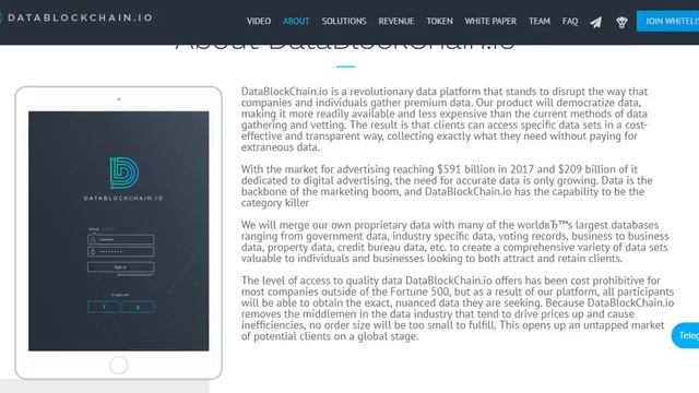 Datablockchain - революционная платформа данных. смотреть онлайн