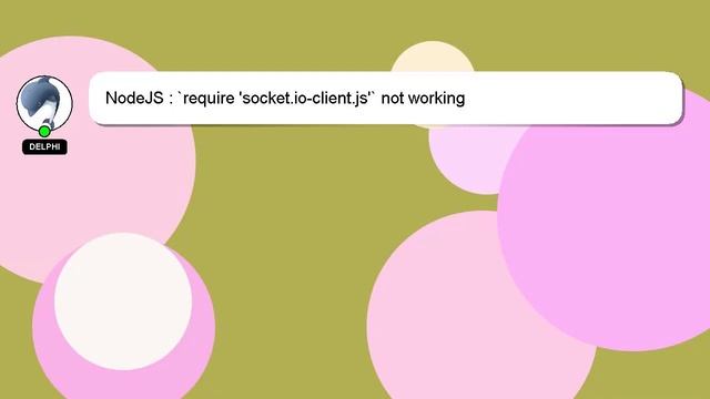 NodeJS : `require 'socket.io-client.js'` not working смотреть онлайн