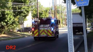 Clifton Fire Department Engine 4 Engine 5 And Truck 2 Responding 9-13-16