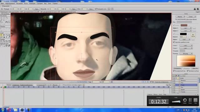 Создание персонажа в Anime Studio Pro (Moho Pro) смотреть онлайн