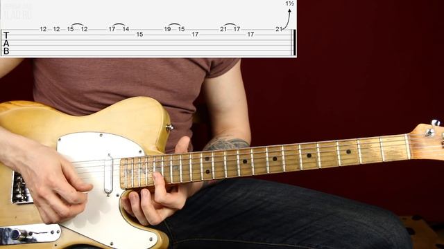 Как играть соло из песни Металлики Enter Sandman - Уроки игры на гитаре Первый Лад смотреть онлайн