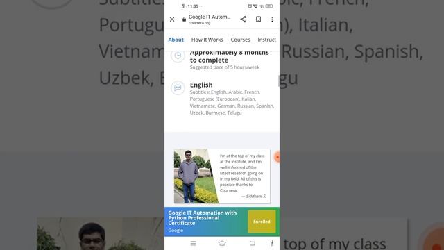 Coursera Google IT Automation with Python ||Offered by Google||Do apply смотреть онлайн