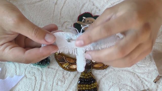 Броши из бисера и камней своими руками Полезные советы, лайфхаки смотреть онлайн