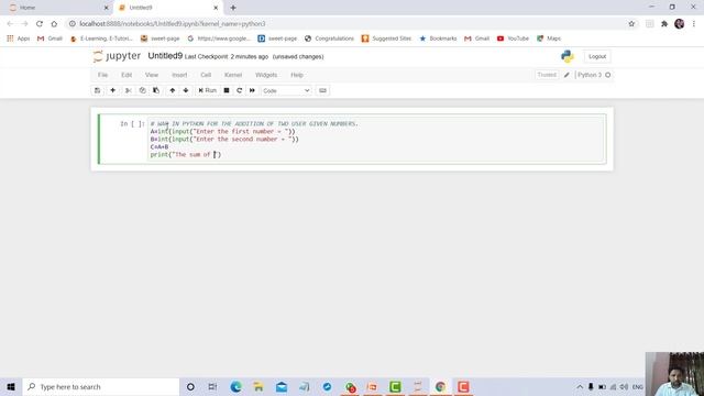 PYTHON PROGRAM-INPUT FROM USER смотреть онлайн