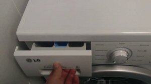 Очистка барабана стиральной машины LG.