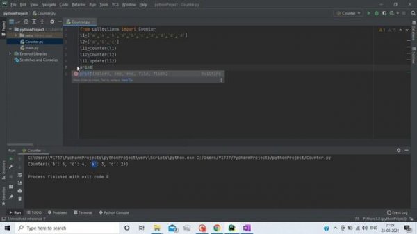 How to use Counter collections in Python| Python Tutorial |
