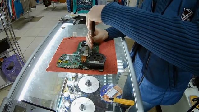 Розборка + чистка ноутбука Hp Pavilion G6-2241sr