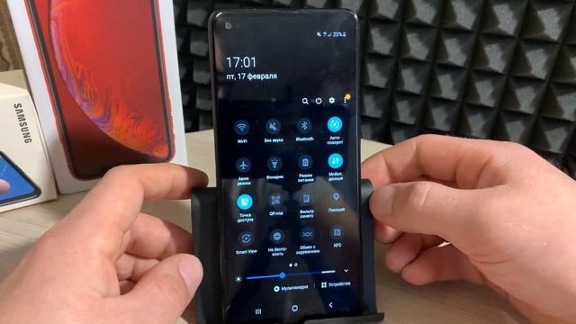 Как перевернуть экран на Самсунге / включить книжный режим / альбомную ориентацию на Samsung androi смотреть онлайн